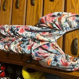 Dress with flowers on it